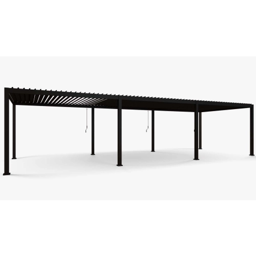 Pergola Tarasowa Aluminiowa MIRADOR Premium 111 Delux - 3 x 9 m Antracyt